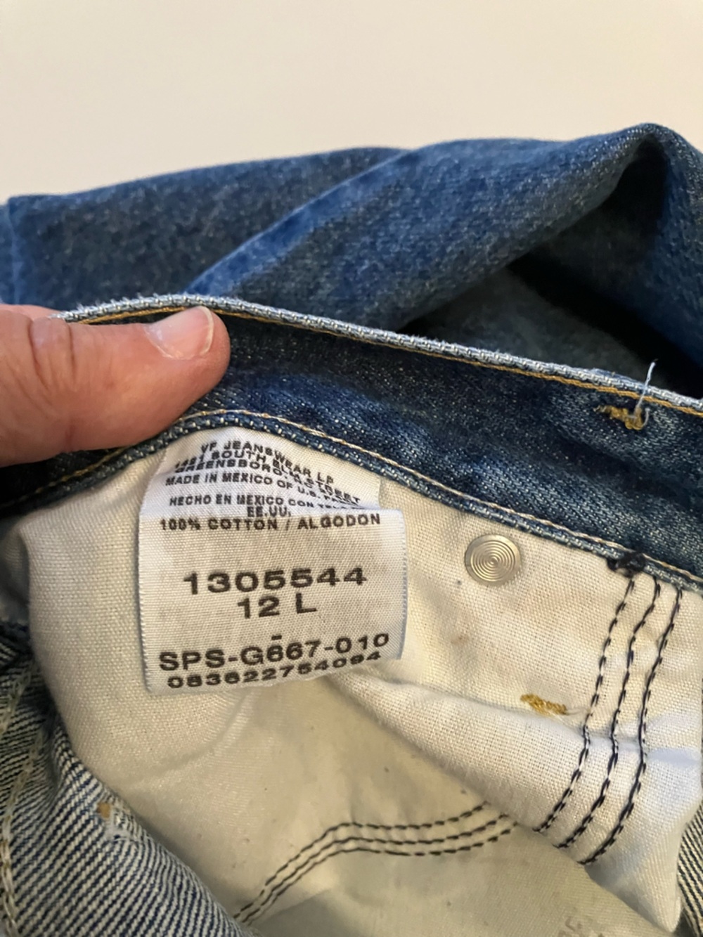 Lee Rider Jeans Medium Wash Straight Leg high rise women’s size 12L - Picture 5 of 6